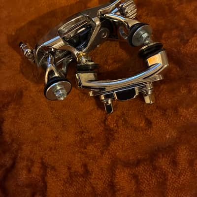 Ludwig P88AC Atlas Diecast P88 Throw-Off and P35 Butt Set 2010s - Chrome image 2