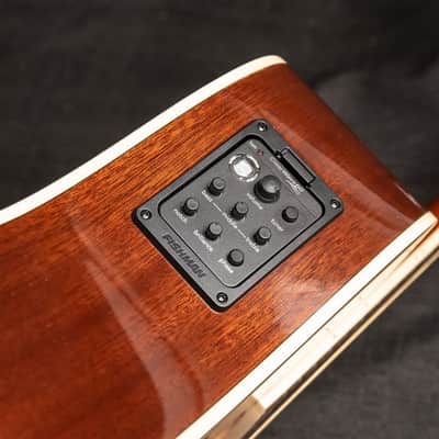 USED Zager ZAD-50CE Dreadnought Natural Acoustic Guitar 2013 w/ Zager Hard Case image 6