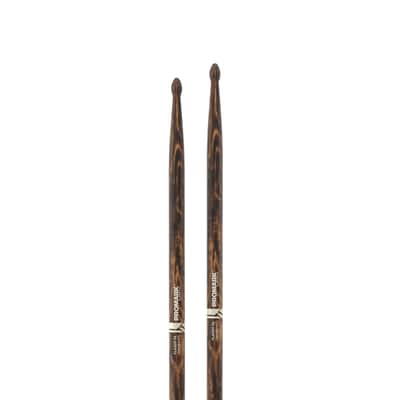 Promark Hickory Fire Grain Drum Sticks - 5A image 2