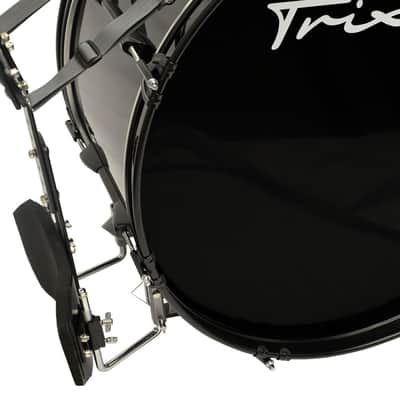 Trixon Field Series Marching Bass Drum 28×12 - Black image 4