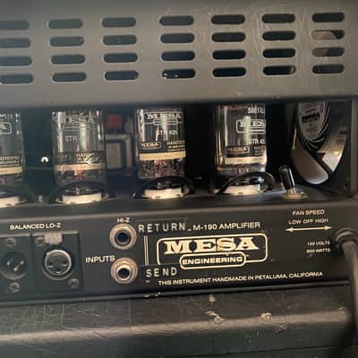 Mesa Boogie M190 D180 Modified by Mike B Custom M-190 converted to D-180 with IIC+ power section Vintage Bass or Guitar amp similar to Coliseum or Rectifier Bendinelli image 4