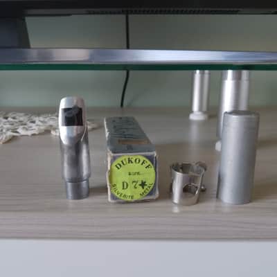 Soprano saxophone mouthpiece Dukoff Miami Florida D7* silverlite, vintage Kenny G sound! image 14