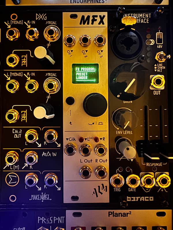 ALM/Busy Circuits ALM032 MFX Stereo Multi-Effects Processor Eurorack Synth Module 2022 - Present - Silver image 1
