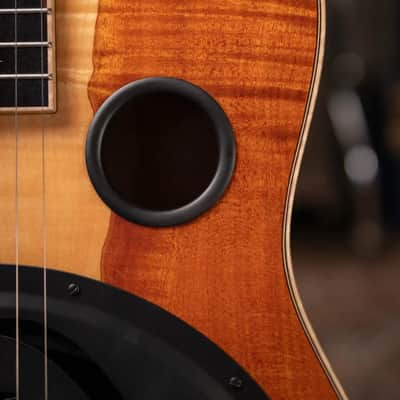 Beard Guitars Legacy E Model Round Neck - Custom Natural with Two Tone Upper Bout image 9