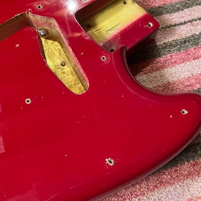 1965 Fender Duo Sonic Musicmaster Guitar Body image 6