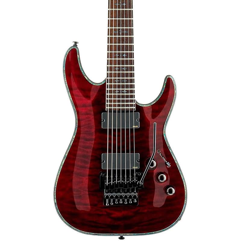 Schecter Guitar Research Hellraiser C-7 FR 7-String Electric Guitar Regular Black Cherry image 1