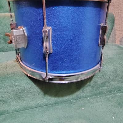 Ludwig No. 444 Club Date 9x13" Rack Tom with Keystone Badge 1960 - 1968 - Blue Sparkle image 3