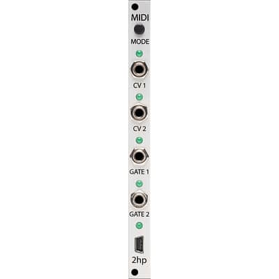 2hp MIDI Eurorack MIDI Interface Module (Silver) image 4