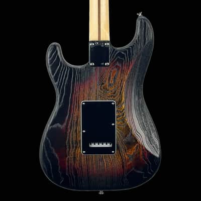 Fender Limited Edition Sandblasted Stratocaster, Maple Fingerboard, 3 Tone Sunburst, Fender Hard Case image 2
