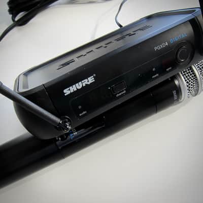 SHURE PGX2 SM58 Microphone & PGX4 DIGITAL Circa-2000s- Black & Silver image 5