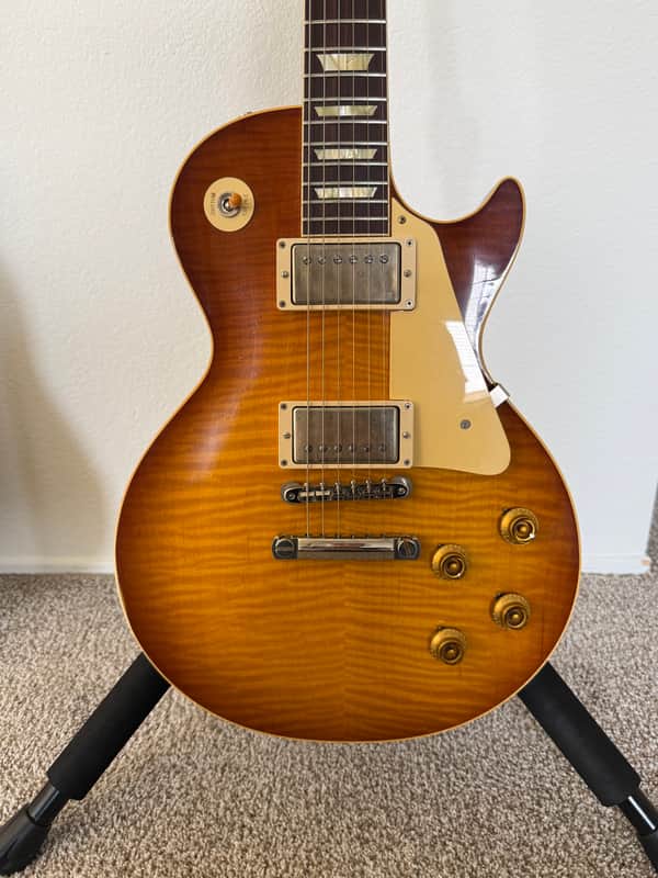 2024 Gibson Custom Shop Murphy Lab '59 Les Paul  Standard Reissue Light Aged Slow Ice Tea Burst with Hand Wound MJ Seymour Duncan Pearly Gates Pickups image 1