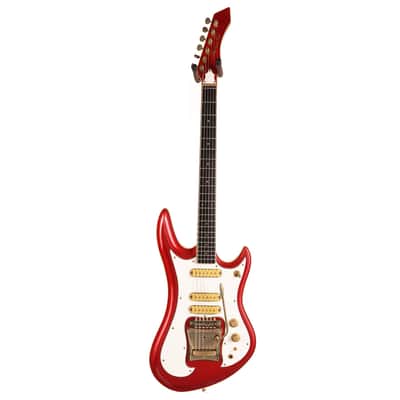 1982 Guyatone Sharp 5 LG-1200 Metallic Red image 3