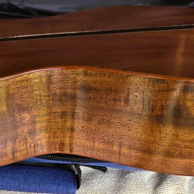 Handmade Bruce Wei BW-LUG19 Bass Ukulele / Baritone Uke Koa Solid Wood Artisan UG19 w Case Upgraded image 7