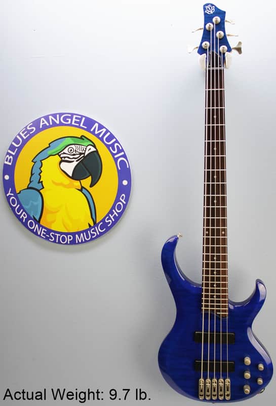 Ibanez BTB400QM-TB Standard 2001 - 2002 - Transparent Blue image 1