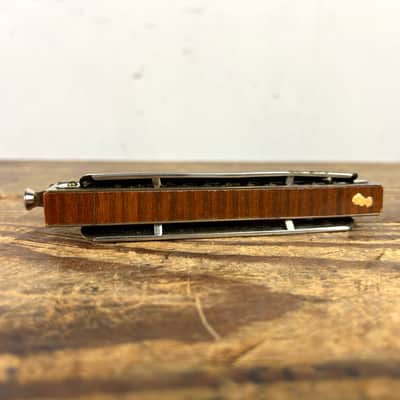 Hohner Super Chromonica Key of D - Chrome w/ Case image 3