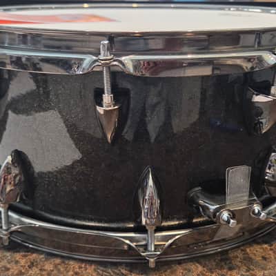 O.C.D.P Orange County Drums & Percussion 14x6 Snare Drum - Black Sparkle image 3