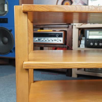 Honey Oak Audio Rack – Solid Wood 3-Tier Hi-Fi Rack – 5-Year Warranty image 6
