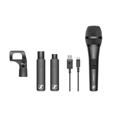 Sennheiser EW-D ME2/835-S SET (R4-9) Digital Wireless Audio System with Handheld Microphone, Cardioid Lavalier Mic, Bodypack Transmitter, Receiver, Rack Kit, and Accessories - R4-R9 (520-576MHz) image 1