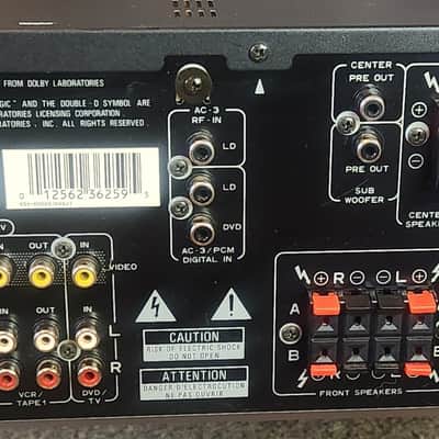 Pioneer Pioneer VSX-D606S  5.1-channel A/V surround sound receiver 90s  - Black image 9