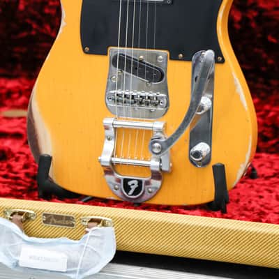 FENDER 50s Vibra Tele Heavy Relic Aged Butterscotch Blonde image 13