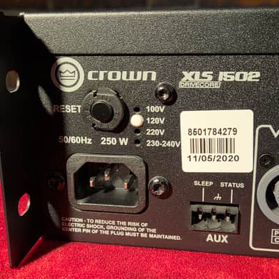 Crown XLS 1502 2-Channel 525-Watt Power Amplifier image 11