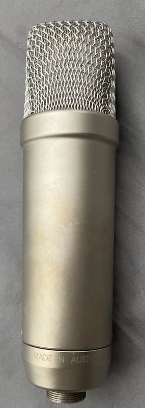 RODE NT1-A Large Diaphragm Cardioid Condenser Microphone 2002 - Present - Silver-Microphone ONLY image 1