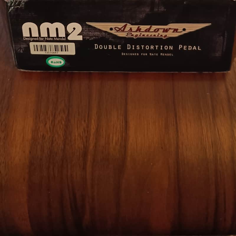 2020s Ashdown NM2 Double Distortion Pedal Silver