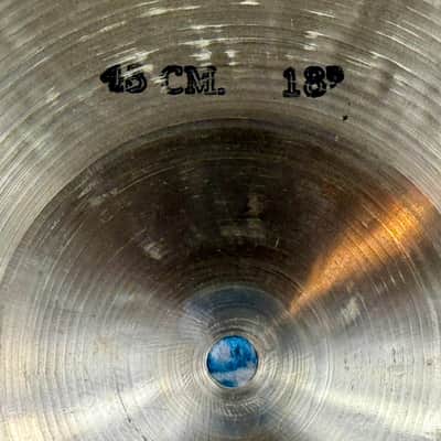 1st GENERATION 18” VINTAGE Sabian MEDIUM THIN HH Crash 1420g image 8