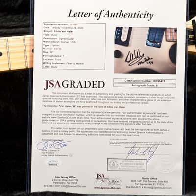 EVH Signed /Owned guitar image 10