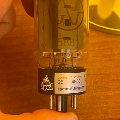 JJ Electronic 5881 Power Tube Apex Matched Quad image 2