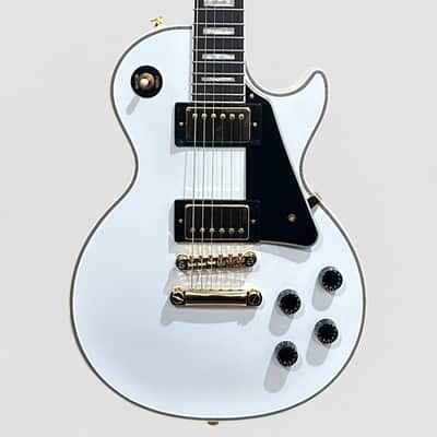 Epiphone Les Paul Custom Electric Guitar - Alpine White image 1