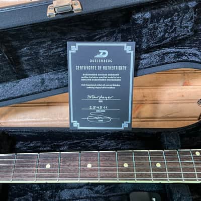 Duesenberg Starplayer TV Semi-Hollow Electric Guitar - Balboa Pearl Red image 8