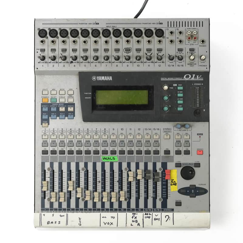 Yamaha 01V Digital Mixing Console w/ Road Case Owned by Victor Wooten image 1