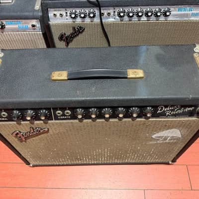 1965 Fender Deluxe Reverb Blackface image 5
