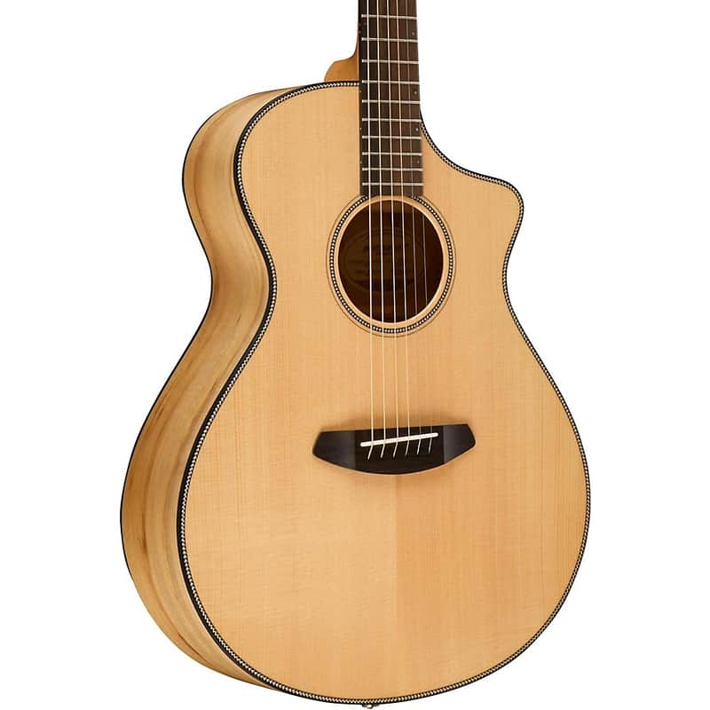 Breedlove Oregon Concert CE Sitka Spruce-Myrtlewood Acoustic-Electric Guitar Regular Gloss Natural image 1
