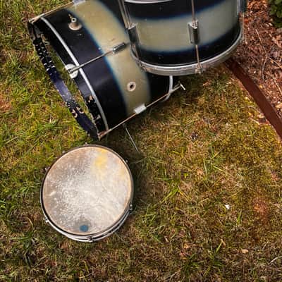 Kent 3pc Drum Kit in Black/Gold Duco 1950’s image 6