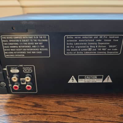 Optimus SCT-55 dual bay cassette deck Late 1990s - Black image 6
