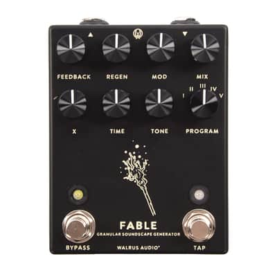 Walrus Audio Fable Granular Soundscape Generator Black Delay Pedal image 1