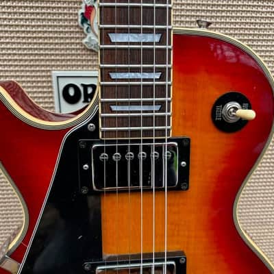 Left-handed LH lefty 1990s Hohner L59 Professional – rare Les Paul Custom replica! image 6