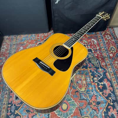 Yamaha L6 Solid Top Dreadnought w/Hard Case - 1982 image 2