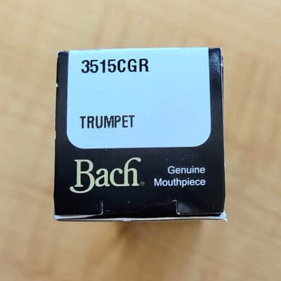 Bach 351 Classic Series Silver-plated Trumpet Mouthpiece with Gold-plated Rim - 5C image 2