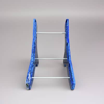 Korg Volca Rack, 3 Synth Stand, Recycled Plastic, Blue texture image 4