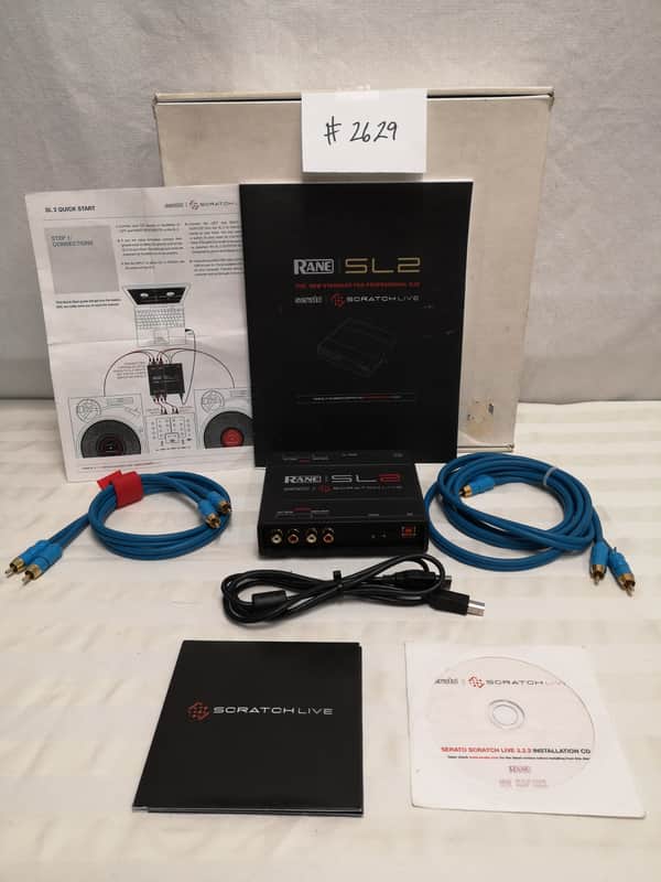 Rane SL2 Professional DJ Interface Bundle For Serato Scratch Live