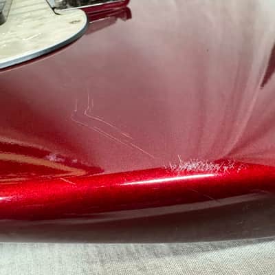 Fender American Standard Stratocaster Guitar 1995 - Candy Apple Red / Maple neck image 20