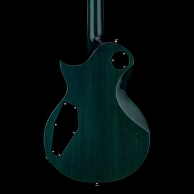 ESP Eclipse USA Mahogany - See-Thru Aqua #26527 image 4
