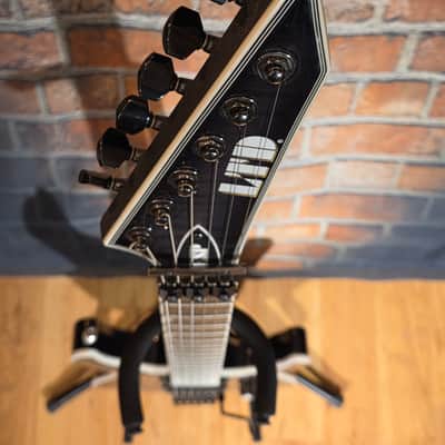 ESP LTD MH-401 FM See-Thru Black w/ EMG James Hetfield Pickups, Gotoh Locking Tuners & Original Floyd Rose Bridge image 3