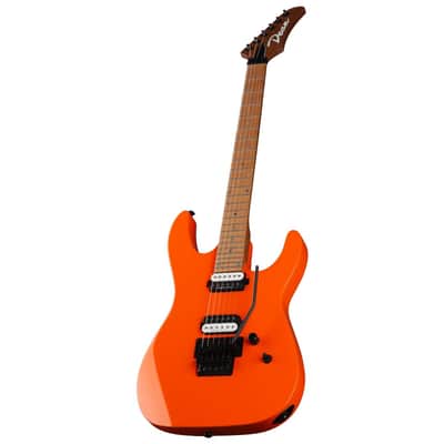 Mint Dean MD24 Floyd Electric Guitar, Roasted Maple Neck, Vintage Orange #MD24FRM VOR image 5