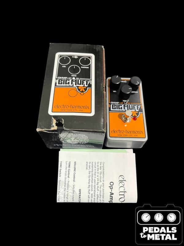 Immagine Electro-Harmonix Op Amp Big Muff Pi - Present - Black/Orange - X21616 - 1