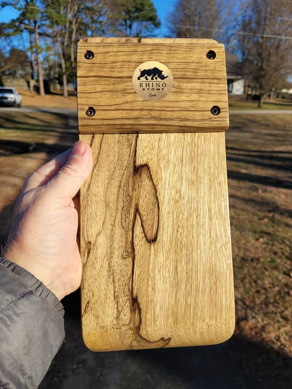 Rhino Stomp Box Custom - Black Limba image 1
