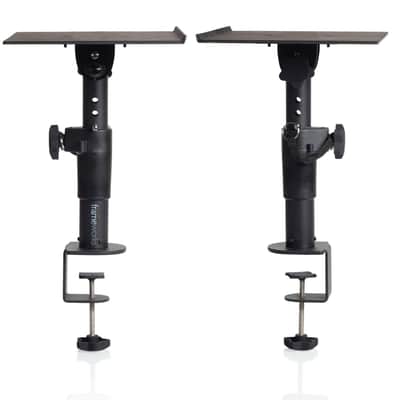Frameworks Adjustable Height Clamp-On Studio Monitor Stand (Pair) image 1